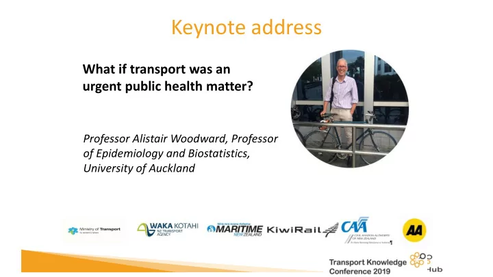 keynote address