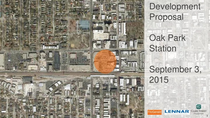 development proposal oak park station september 3 2015