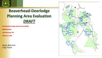 Anton Brennick  Chip Fisher  Over-arching Objectives  Go over three levels of framework