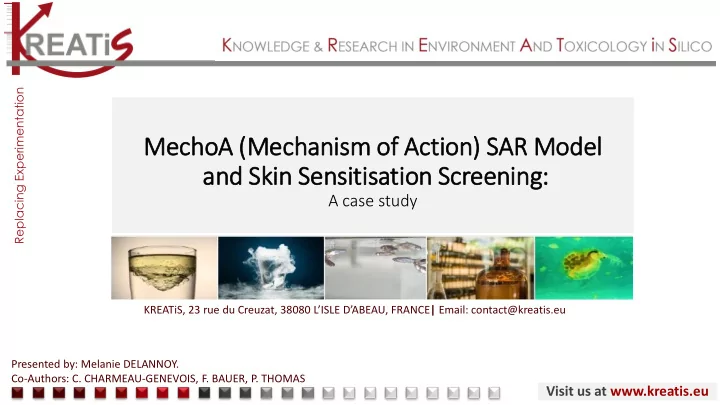and skin sensitisation screening