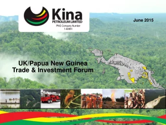 Trade &amp; Investment Forum  Disclaimer and competent person  Disclaimer  The information