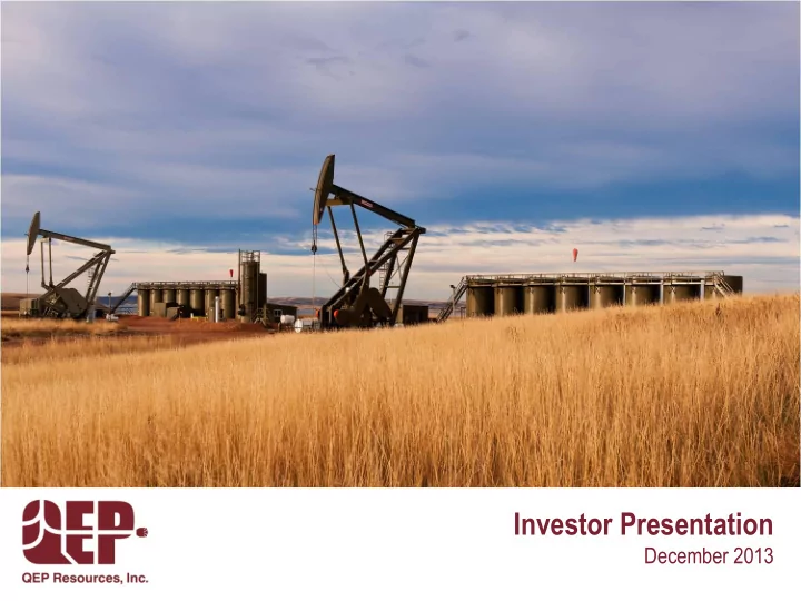 investor presentation