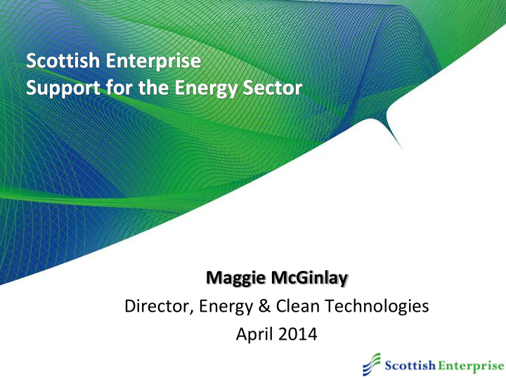 support for the energy sector