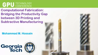 between 3D Printing and  Subtractive Manufacturing  Moham  ammad  mad M. Hoss  ssain  ain  Compact