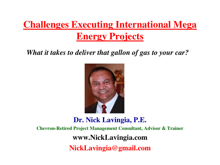 energy projects