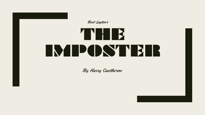 the imposter