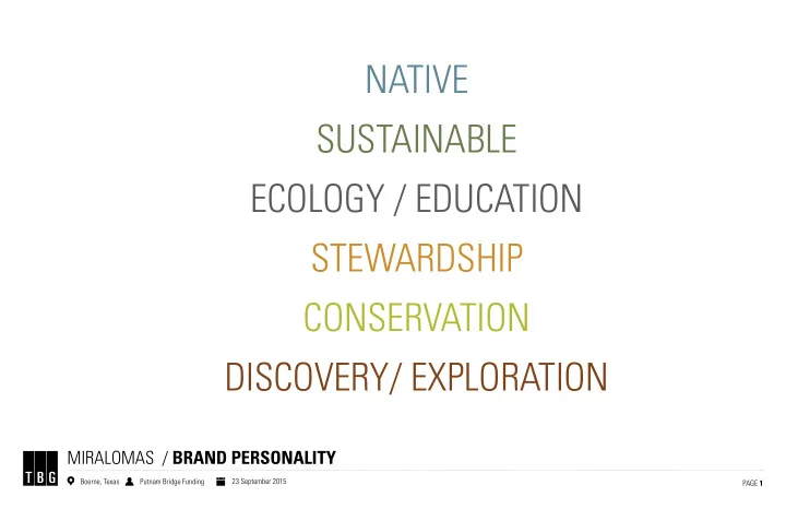 native sustainable ecology education stewardship
