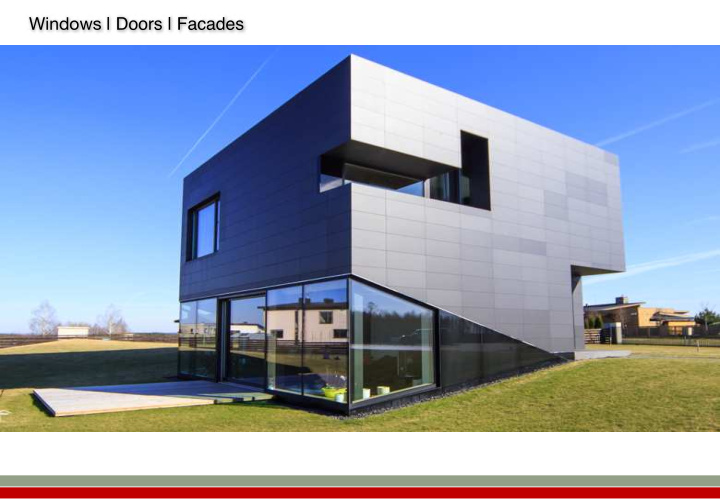 windows doors facades products and services