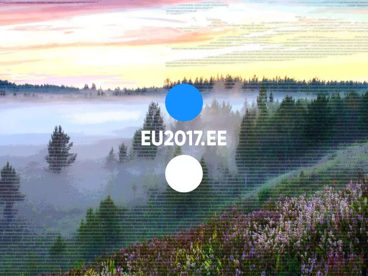 main priorities of estonian presidency