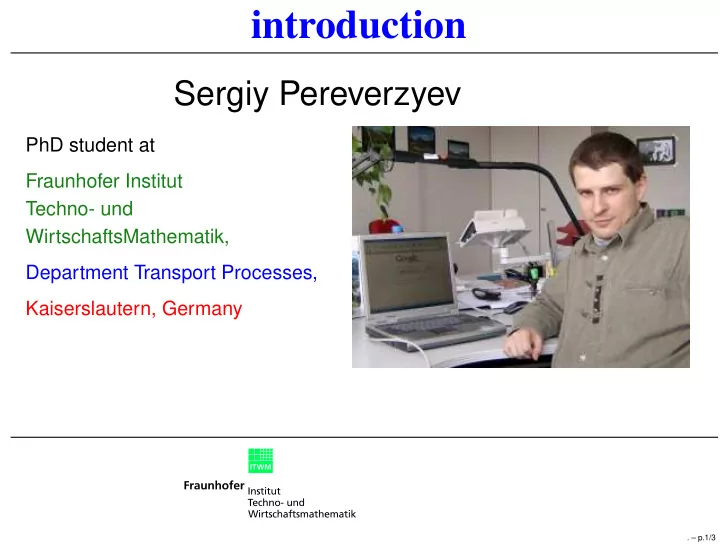 introduction