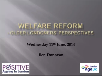 Wednesday 11 th June, 2014  Ben Donovan  Research Background  Research Rationale  Our