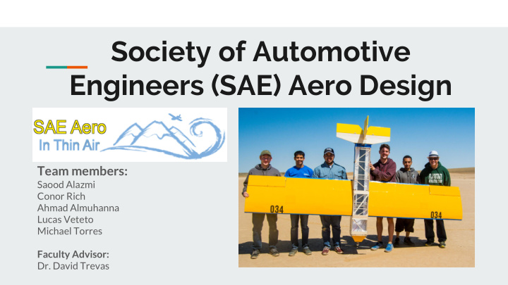 society of automotive engineers sae aero design