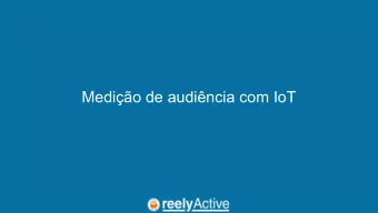 Medio de audincia com IoT  @juanpinazo Conscincia contextual ubqua a servio da