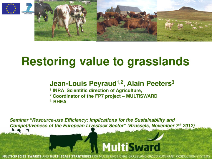 restoring value to grasslands