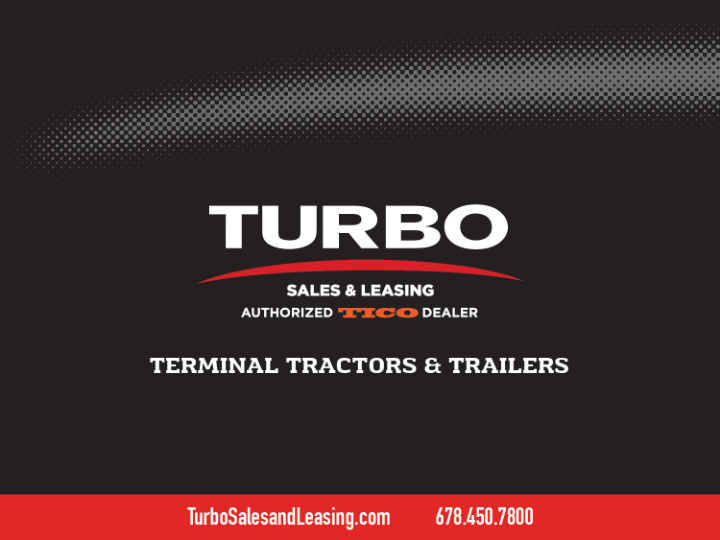 turbo sales leasing