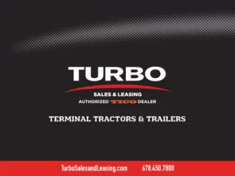 TURBO SALES &amp; LEASING   Turbo Sales &amp; Leasing is based north of Atlanta in Gainesville,
