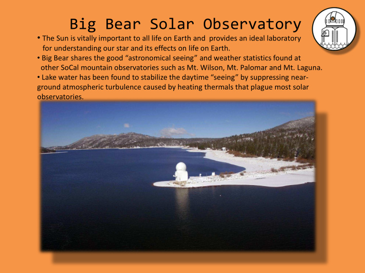 big bear solar observatory