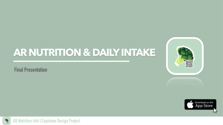 ar nutrition amp daily intake