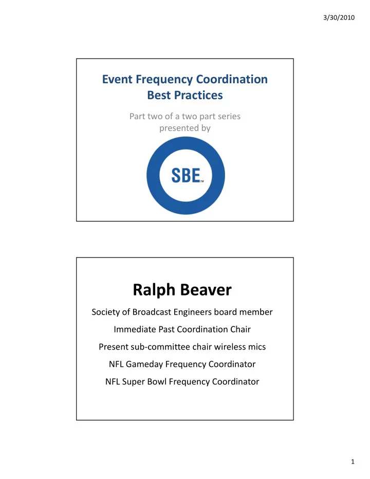 ralph beaver
