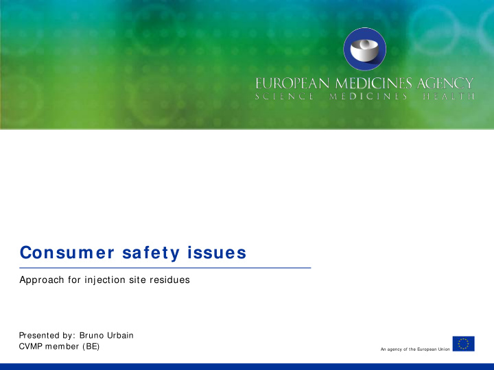 consum er safety issues