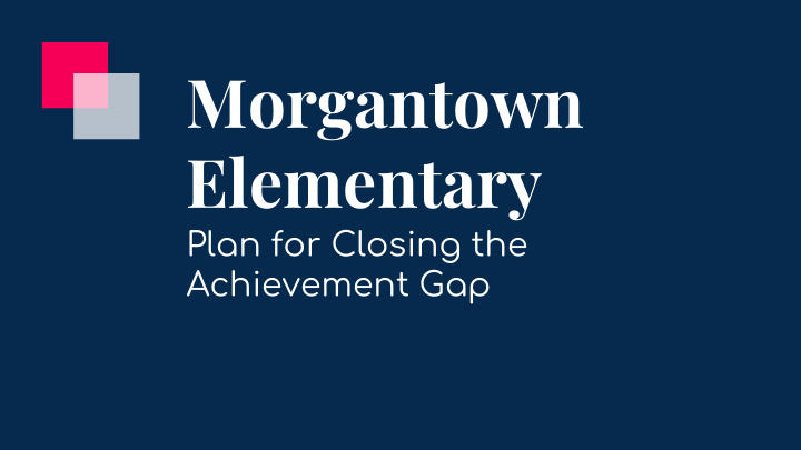 morgantown elementary