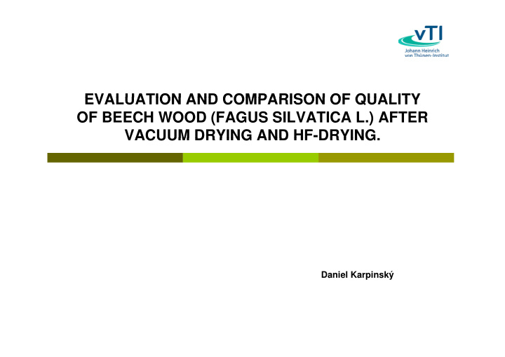 evaluation and comparison of quality evaluation and