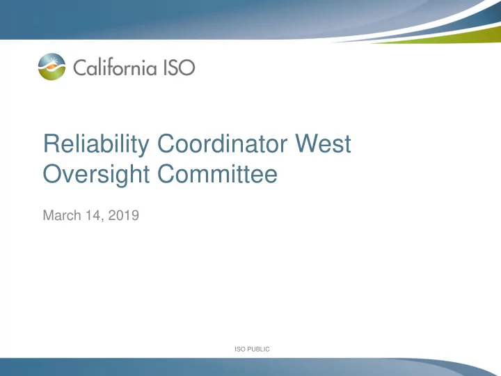 oversight committee