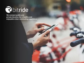 We connect public and  private bicycles for a healthy and  enjoyable urban commuting experience