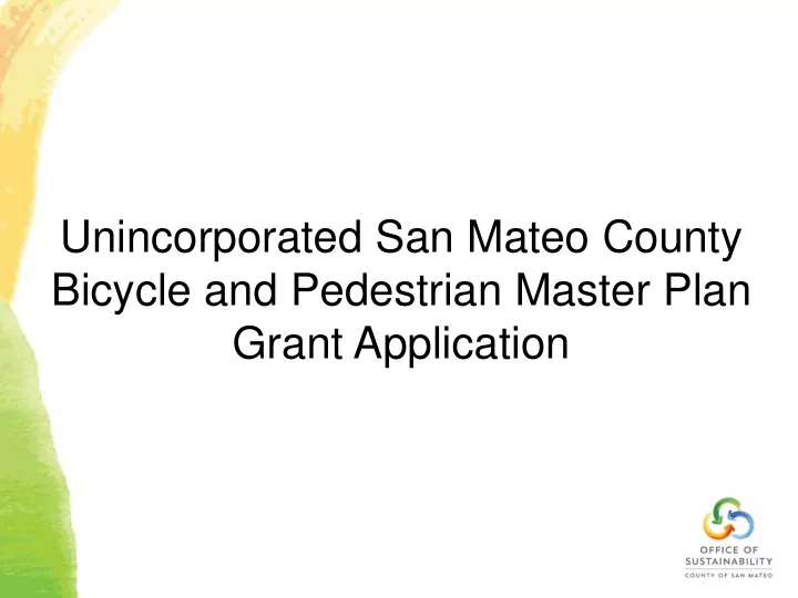 unincorporated san mateo county
