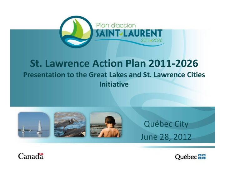 st lawrence action plan 2011 2026