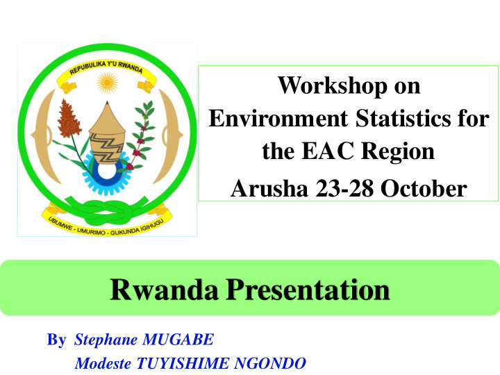 rwanda presentation