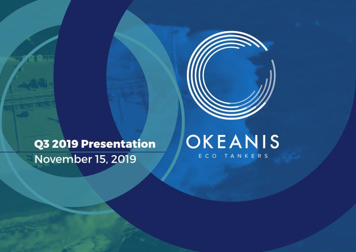 q3 2019 presentation november 15 2019 disclaimer
