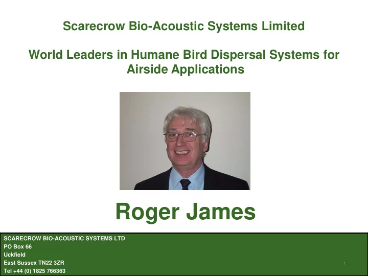roger james