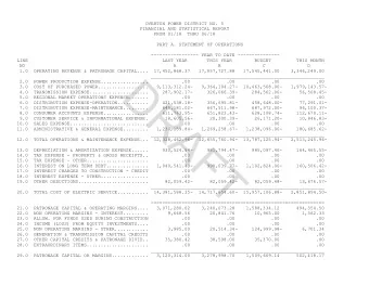 DRAFT  ______________________________________________________________  2.0  POWER PRODUCTION