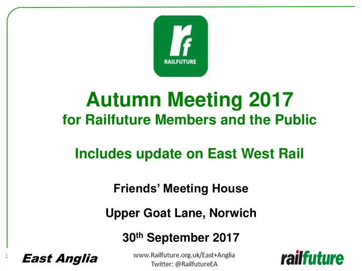 autumn meeting 2017