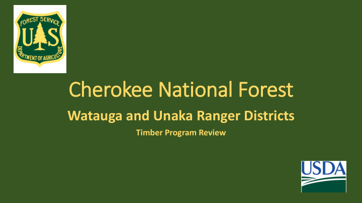 cherokee national forest
