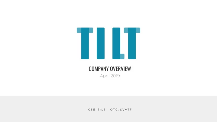 company overview