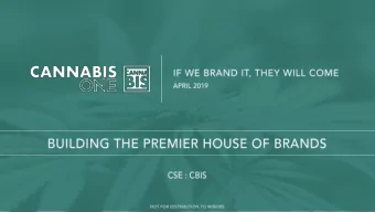 Disc  isclaimer  NON-SOLICITATION  Non-Solicitation:  This presentation has been prepared for