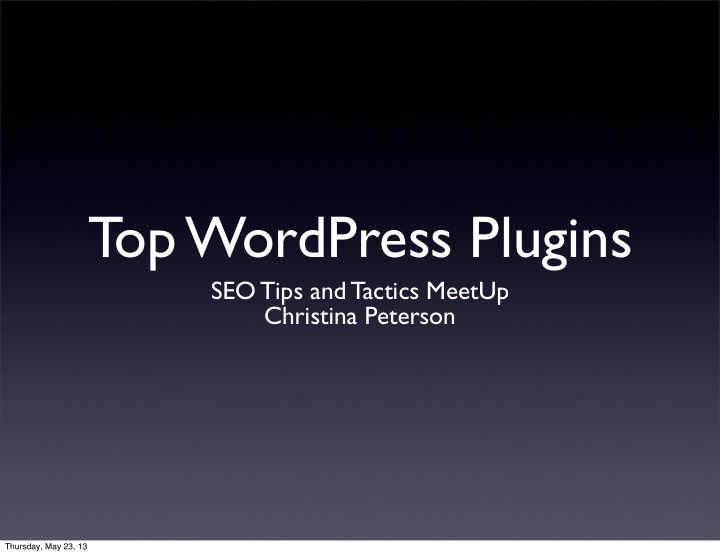 top wordpress plugins