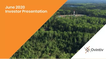 June 2020  Investor Presentation  1  U S I N G  F L E X I B I L I T Y  T O  M A N A G E  T O D A Y