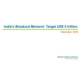 ENAM  December  2019  Manish Chokhani (Director)  Strictly Private &amp; Confidential  Salil Gupta