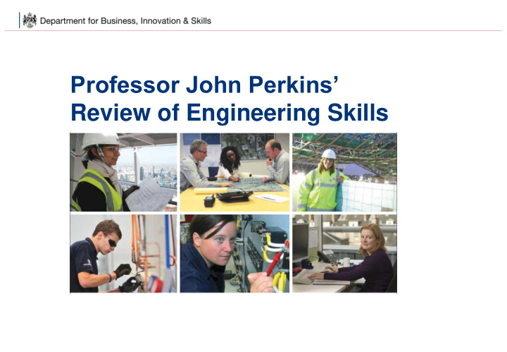 professor john perkins review of engineering skills the