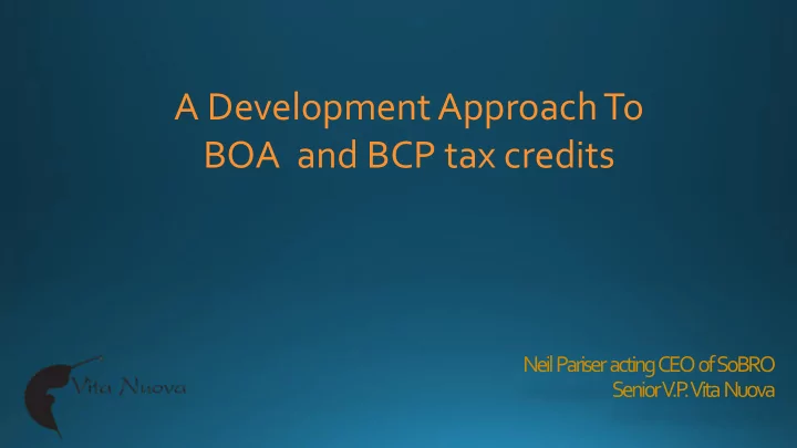 a development approach to
