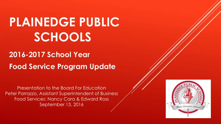plainedge public schools