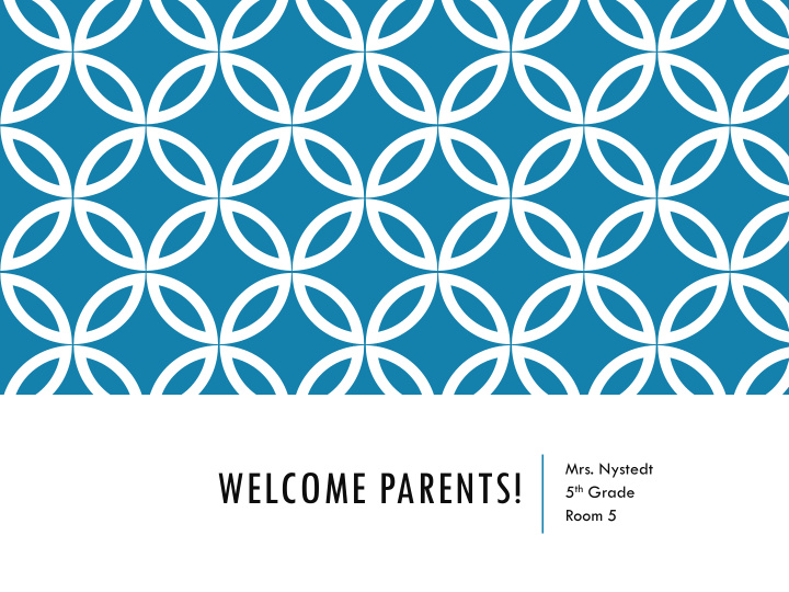 welcome parents