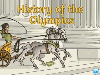The Ancient Olympics  The Olympic Games are thought to have  started in 776BC in Greece.  The Games