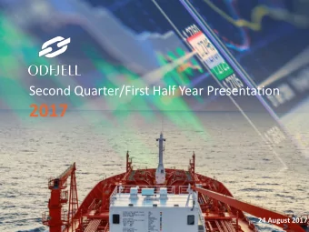 2017  24 August 2017  Agenda    Highlights    Financials    Operational review