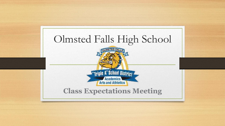 olmsted falls high school