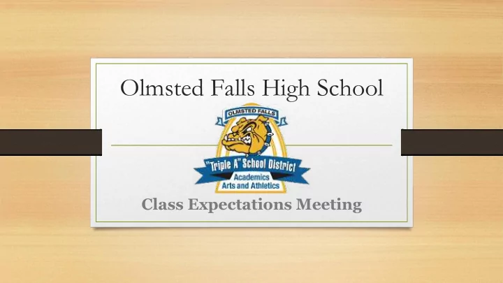olmsted falls high school