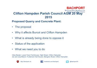 Giles Baxter: Lower Town Farmhouse, High Street, Clifton Hampden  Ian and Jaqi Mason: Fullamore